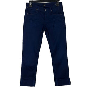 Citizen of Humanity Dani Cropped Straight Leg Pants Blue Size 24